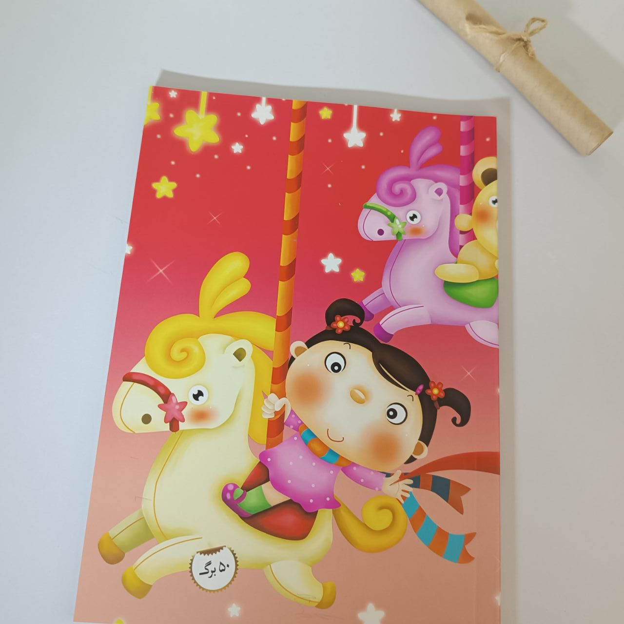 دفتر 50 برگ طرح کودکانه دخترانه