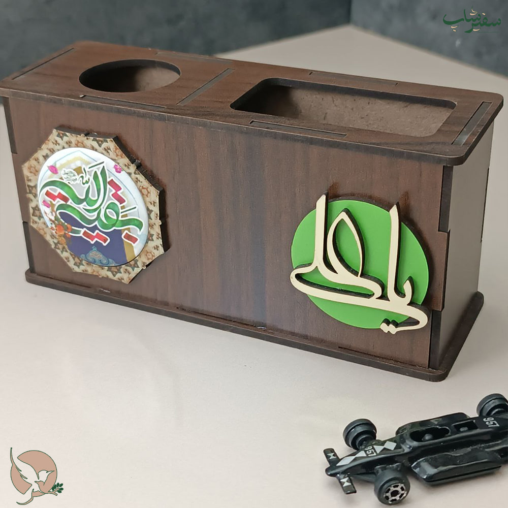 جا مدادی چوبی طراحی غدیر کد 17